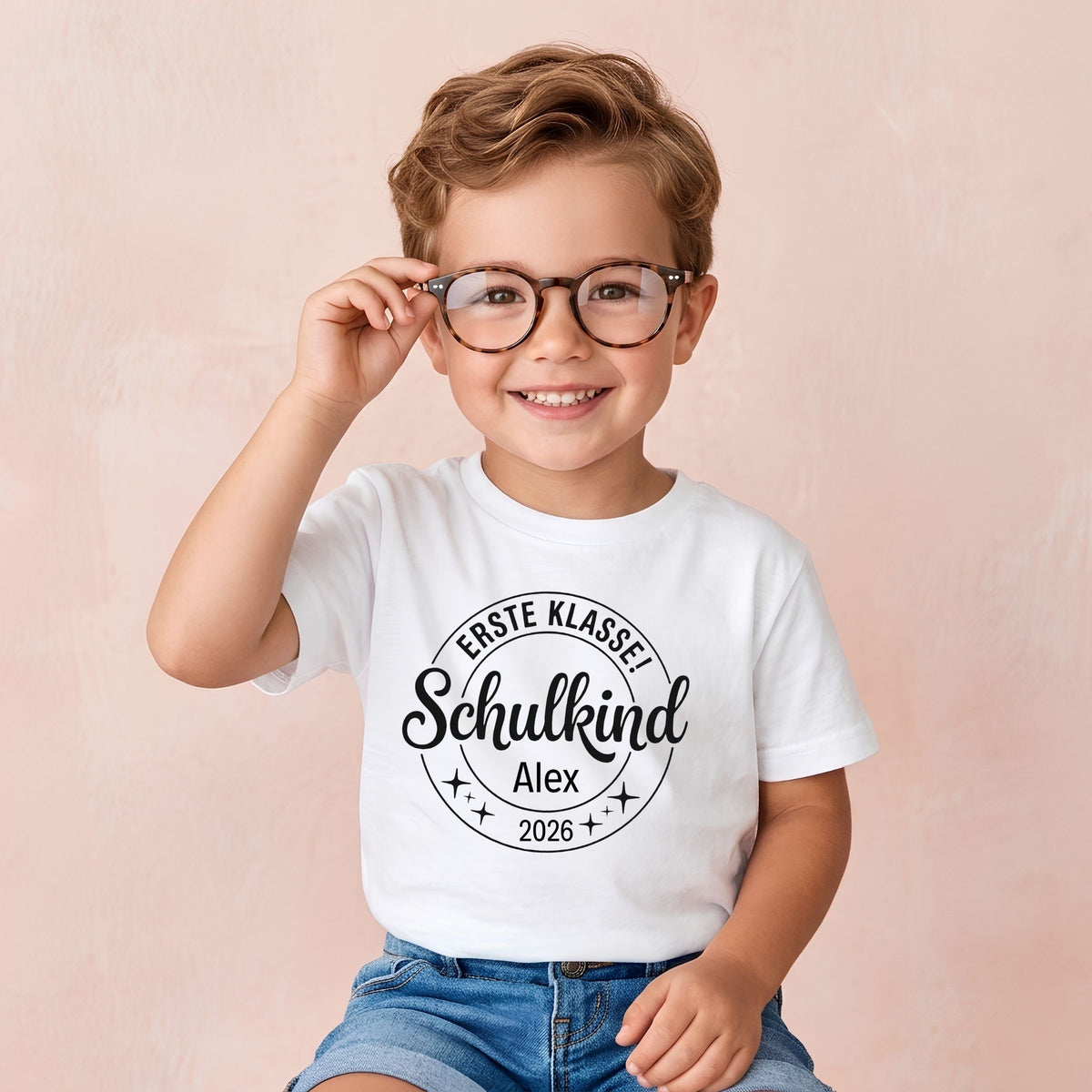 Einschulung Geschenk | Personalisiertes Schulkind T-Shirt mit Namen 2026