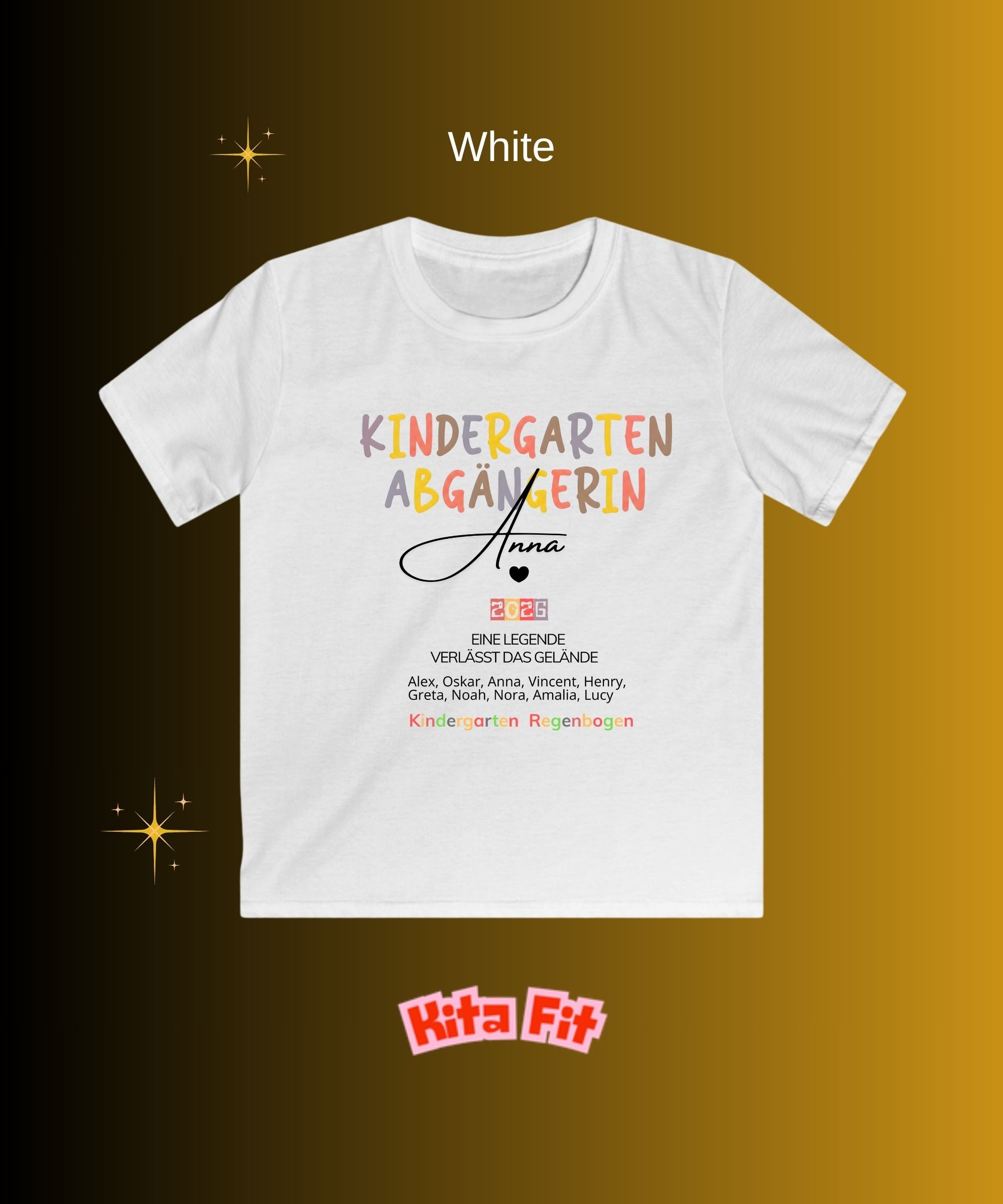 Kindergarten Abgänger 2026 Shirt personalisiert - Boho Abschied Geschenk Kita - Schulkind 2026 – Einschulung