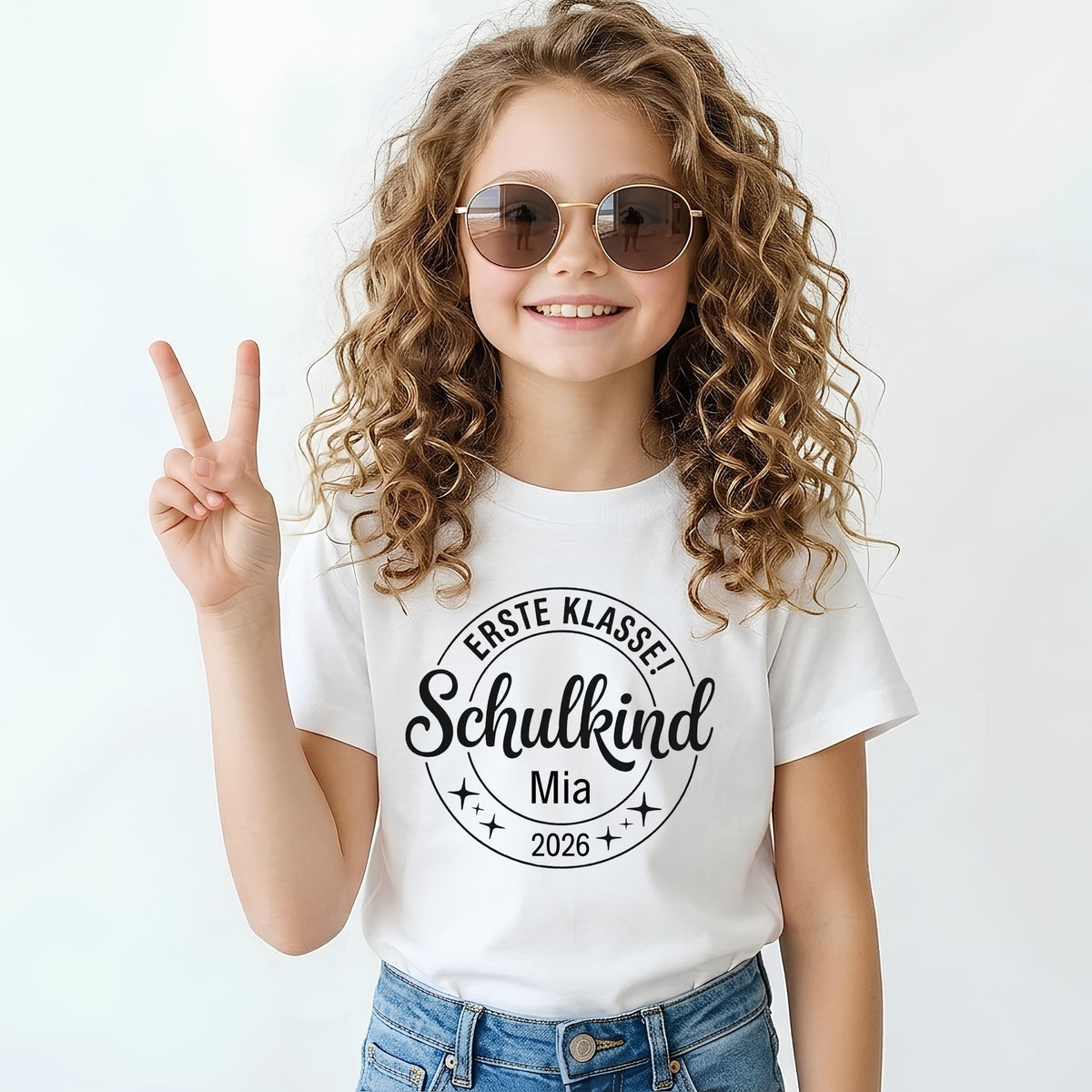 Einschulung Geschenk | Personalisiertes Schulkind T-Shirt mit Namen 2026