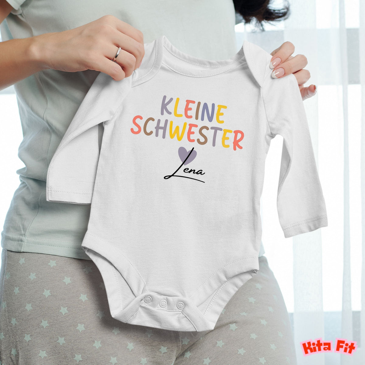 Geschwister Geschenk | Personalisiertes Bruder Schwester Shirt mit Namen