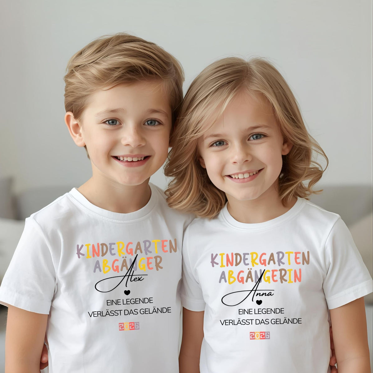 Kindergarten Abgänger 2026 Shirt personalisiert - Boho Abschied Geschenk Kita - Schulkind 2026 – Einschulung