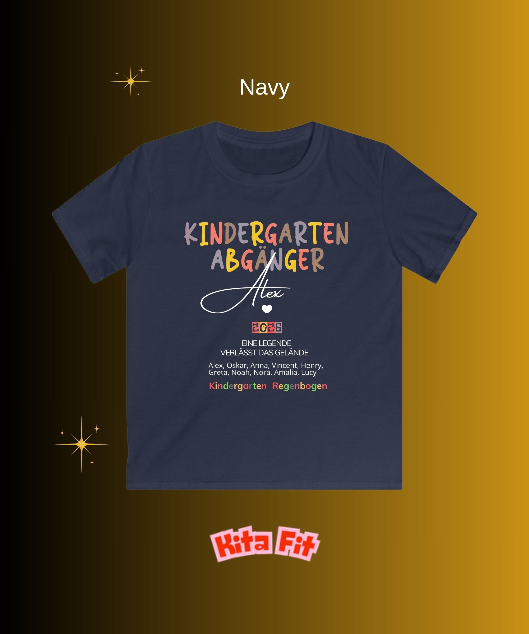Kindergarten Abgänger 2026 Shirt personalisiert - Boho Abschied Geschenk Kita - Schulkind 2026 – Einschulung