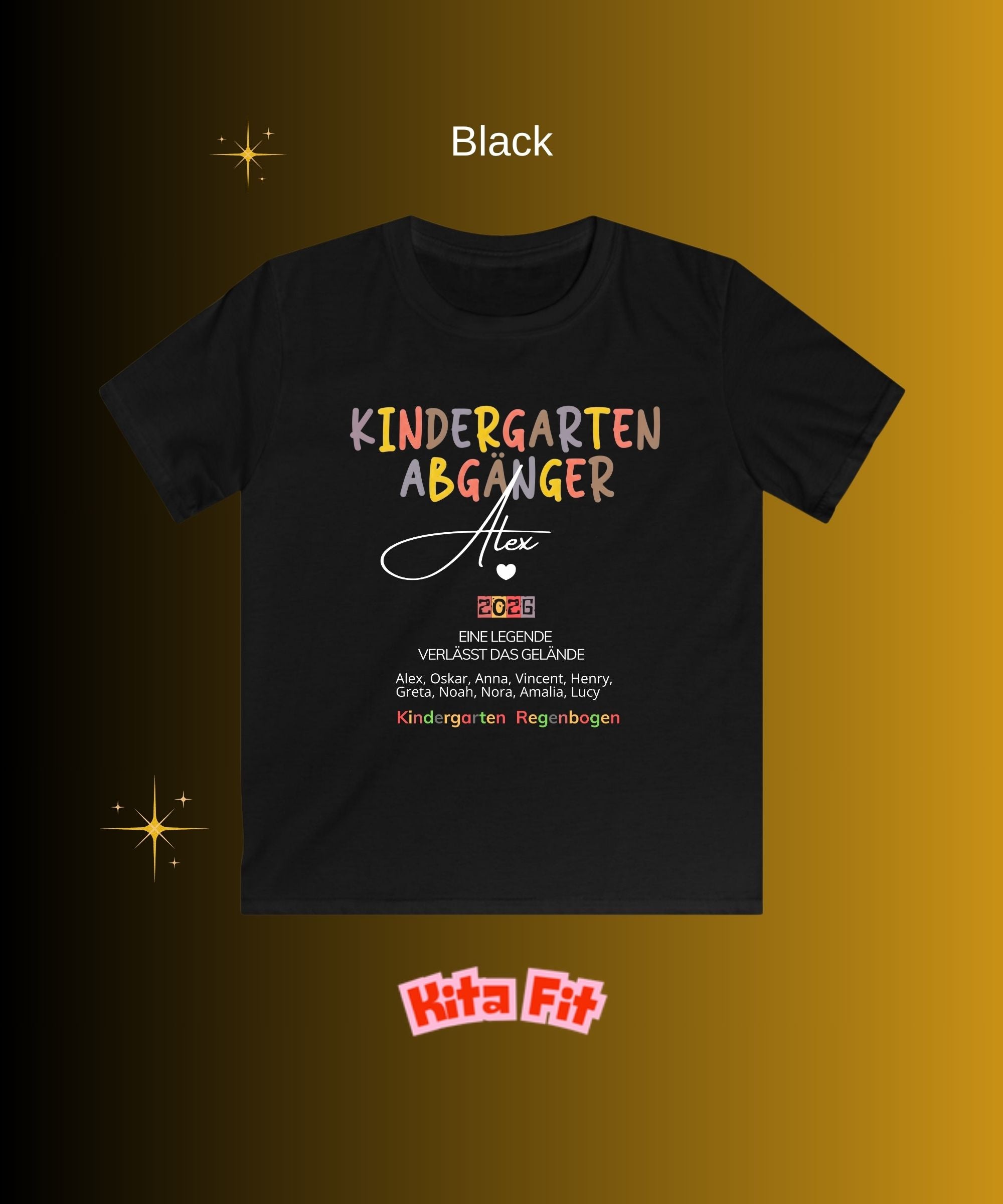 Kindergarten Abgänger 2026 Shirt personalisiert - Boho Abschied Geschenk Kita - Schulkind 2026 – Einschulung